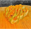 Strawberry and Kunafa Biscoff Slice